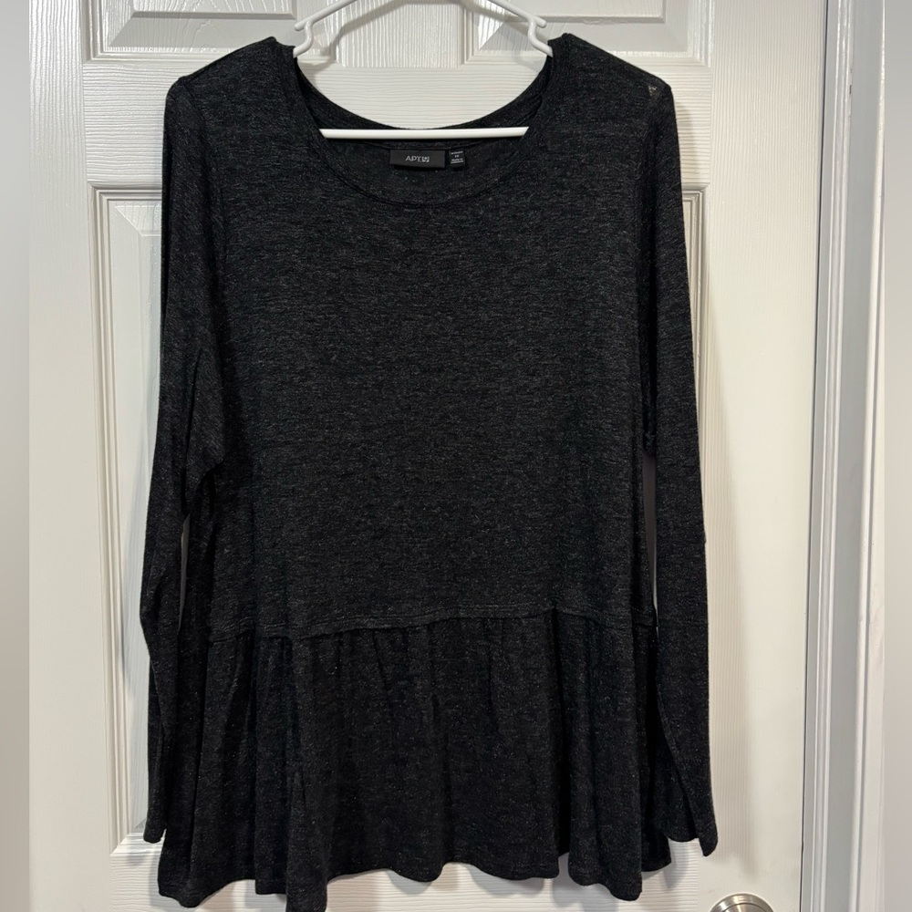 EUC shimmery tunic top size 1 x